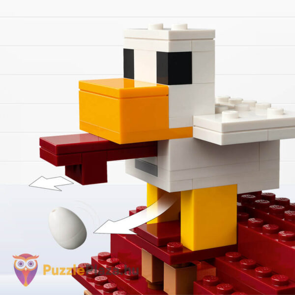 Lego Minecraft: A szellemléghajó és falutámadás csirkéje (21273)