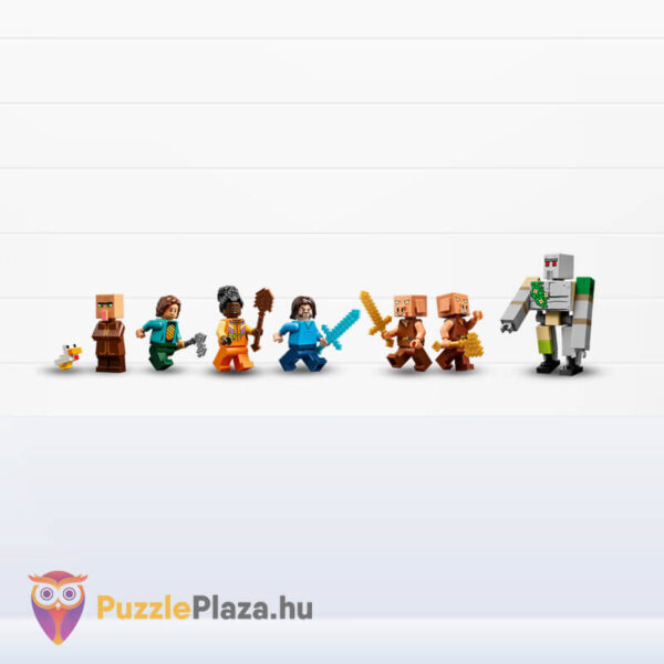 Lego Minecraft: A szellemléghajó és falutámadás figurái (21273)