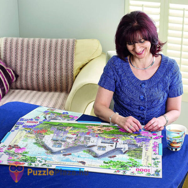 Összehajtható puzzle tábla kirakózás közben, 500-1000 db-os kirakóhoz (Ravensburger)