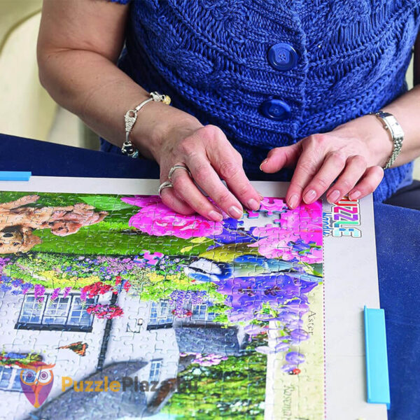 Összehajtható puzzle tábla kirakózás közben, 500-1000 db-os kirakóhoz (Ravensburger)