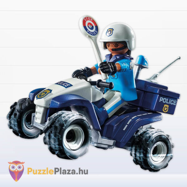 Playmobil: Lendkerekes rendőr Speed Quad kicsomagolva (City Action, 71092)