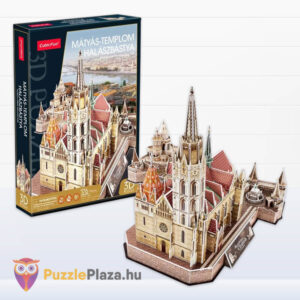 A Mátyás templom és a Halászbástya, 176 darabos 3D puzzle (CubicFun)