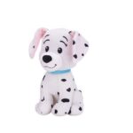 101 kiskutya: Pöttyös fülű plüss dalmata kutya, kék nyakörvvel, 26 cm