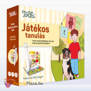 Tolki: Játékos tanulás, interaktív foglalkoztató hangoskönyv kezdő szett, könyvvel és Tolki tollal